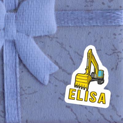 Elisa Sticker Excavator Laptop Image