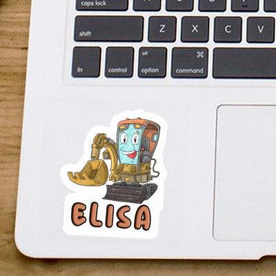 Sticker Elisa Little Excavator Image