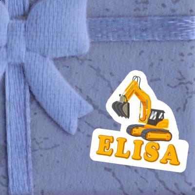 Sticker Excavator Elisa Image