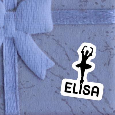 Sticker Ballerina Elisa Notebook Image