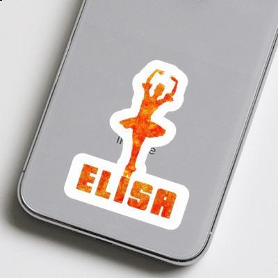 Sticker Ballerina Elisa Laptop Image