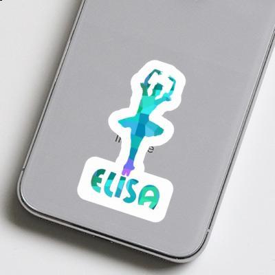 Ballerina Sticker Elisa Laptop Image