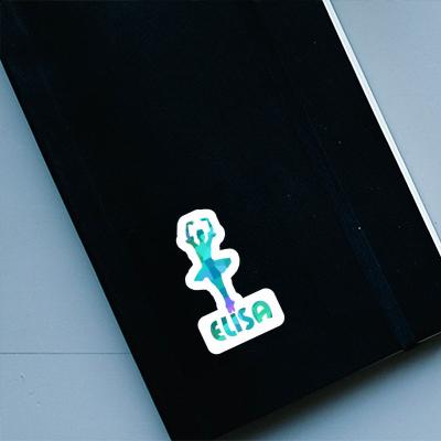 Sticker Ballerina Elisa Laptop Image