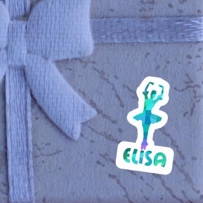 Sticker Ballerina Elisa Notebook Image