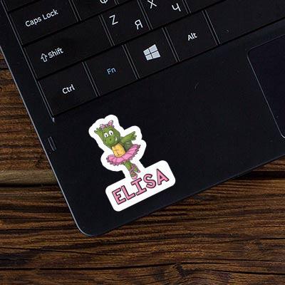 Elisa Sticker Ballerina Laptop Image