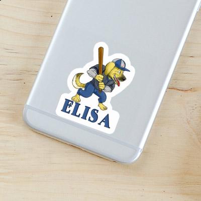 Elisa Sticker Baseball Dog Gift package Image