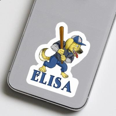 Elisa Sticker Baseball Dog Gift package Image