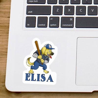 Elisa Sticker Baseball Dog Gift package Image