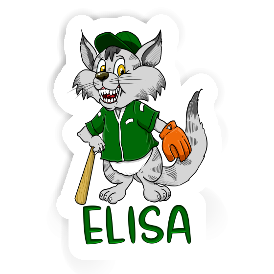 Elisa Sticker Baseball Cat Gift package Image