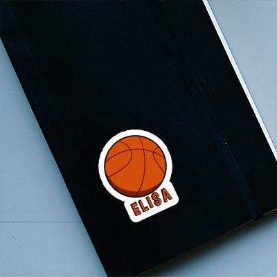 Sticker Basketball Elisa Notebook Image