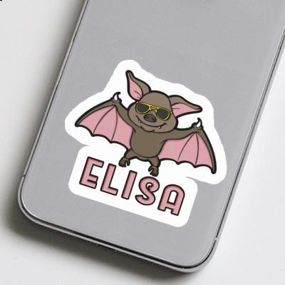 Elisa Sticker Bat Notebook Image