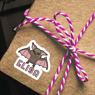 Elisa Sticker Bat Notebook Image