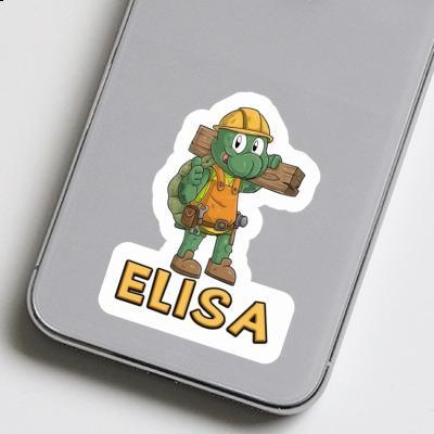 Sticker Construction worker Elisa Gift package Image