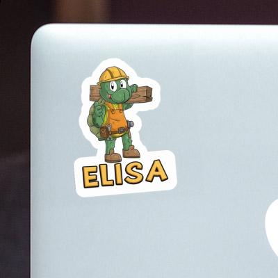 Sticker Construction worker Elisa Gift package Image