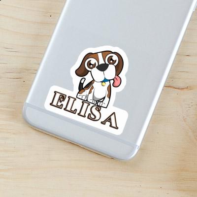 Sticker Beagle Elisa Laptop Image