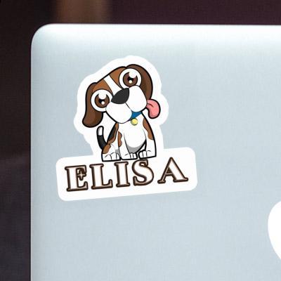 Sticker Beagle Elisa Gift package Image