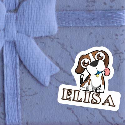 Sticker Beagle Elisa Laptop Image