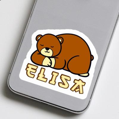 Sticker Bear Elisa Notebook Image