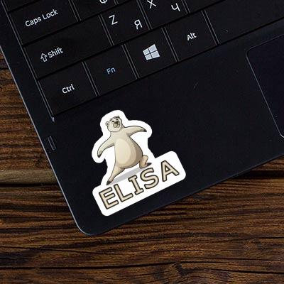 Yoga Bear Sticker Elisa Gift package Image