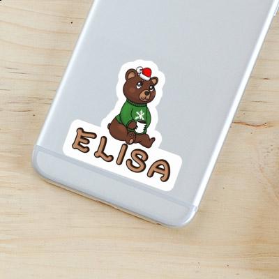 Elisa Sticker Weihnachtsbär Laptop Image