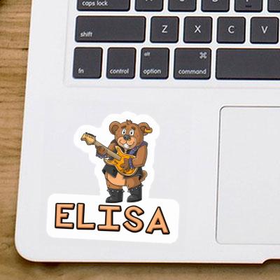 Gitarrist Sticker Elisa Image