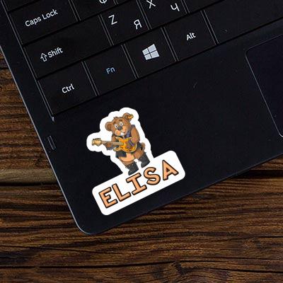 Sticker Elisa Guitarist Notebook Image