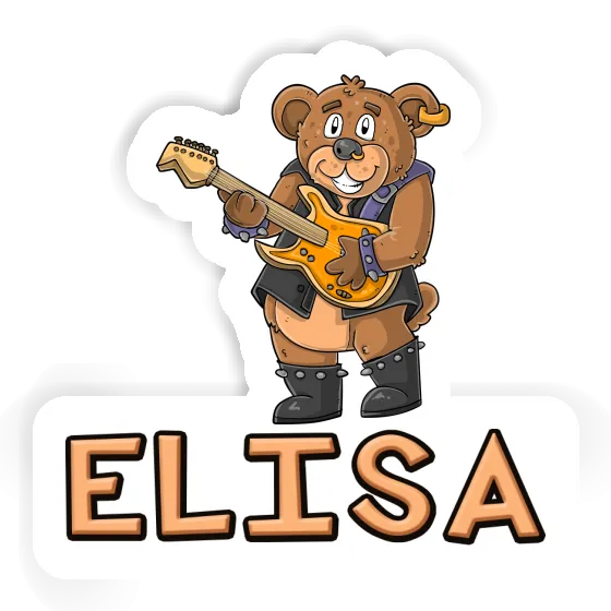 Sticker Elisa Guitarist Gift package Image