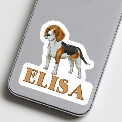 Autocollant Beagle Elisa Laptop Image