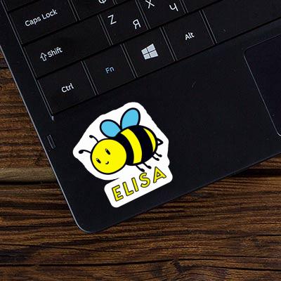 Sticker Bee Elisa Notebook Image