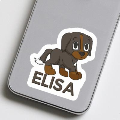 Sticker Berner Sennenhund Elisa Notebook Image