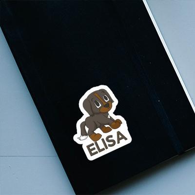 Sticker Berner Sennenhund Elisa Laptop Image