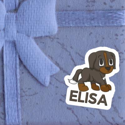 Sticker Elisa Mountain Dog Notebook Image