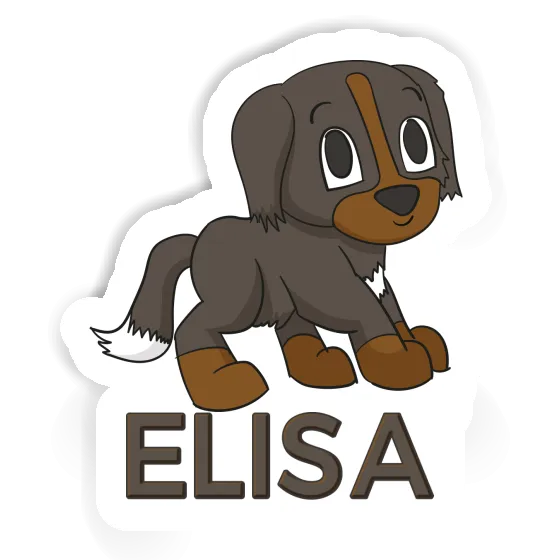 Sticker Berner Sennenhund Elisa Laptop Image