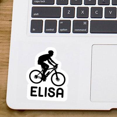 Aufkleber Biker Elisa Laptop Image