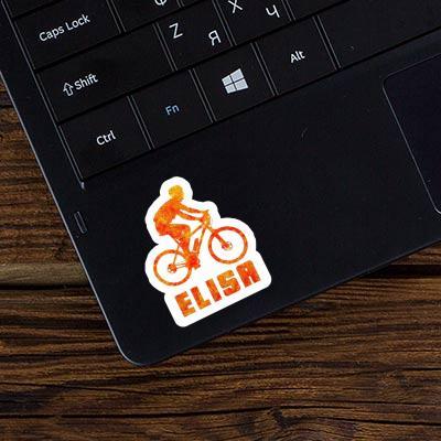 Sticker Elisa Biker Notebook Image