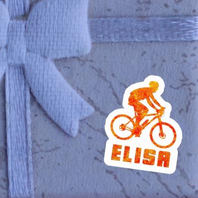 Sticker Elisa Biker Laptop Image