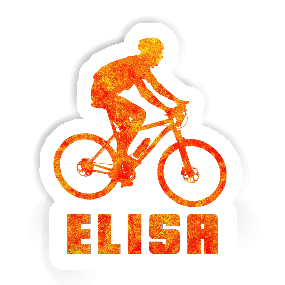 Sticker Elisa Biker Laptop Image