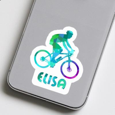 Sticker Biker Elisa Notebook Image