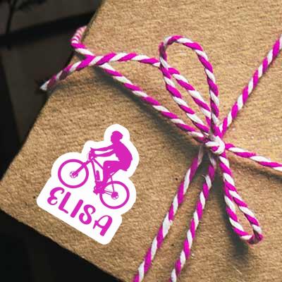 Elisa Sticker Biker Notebook Image