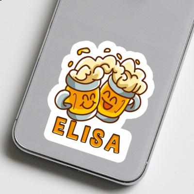 Elisa Sticker Beer Notebook Image