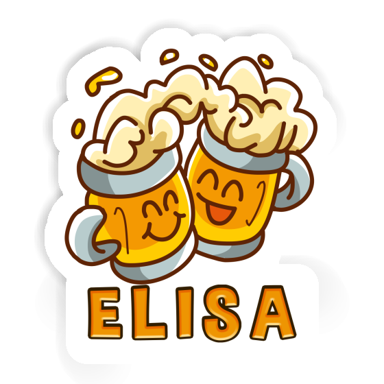 Elisa Sticker Beer Image