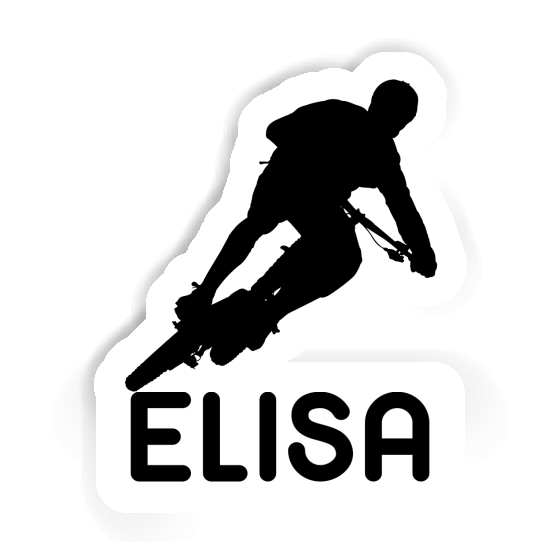 Biker Sticker Elisa Notebook Image