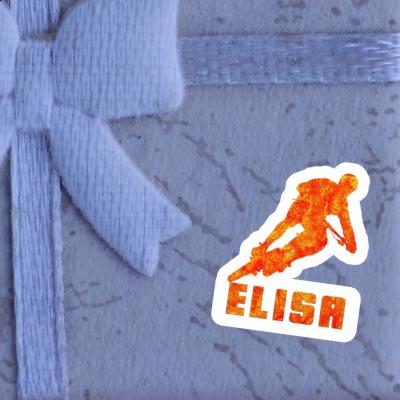 Elisa Sticker Biker Notebook Image