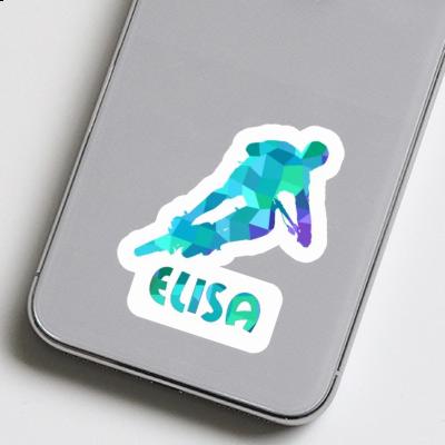 Elisa Sticker Biker Notebook Image