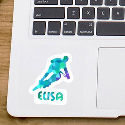 Elisa Sticker Biker Notebook Image