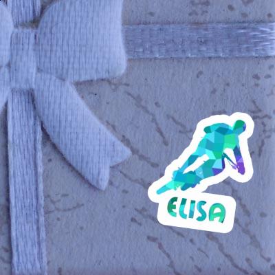 Autocollant Vététiste Elisa Image