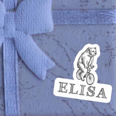 Bicycle rider Sticker Elisa Notebook Image