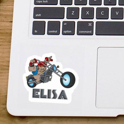 Sticker Biker Elisa Image