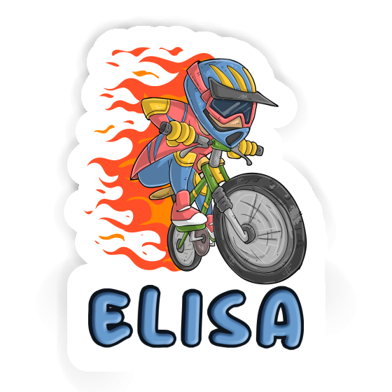 Freeride Biker Sticker Elisa Image