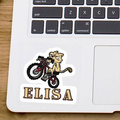 Cat Sticker Elisa Laptop Image